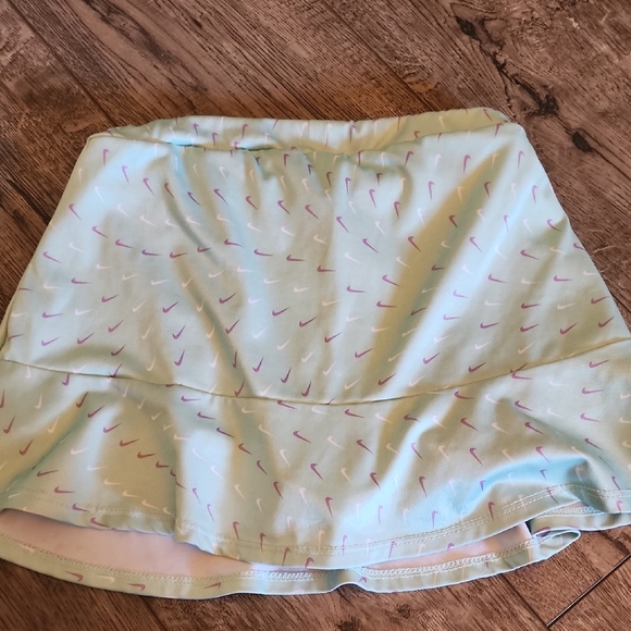 Light Blue Athletic Skirt with Pink Accents - Picture 4 of 4